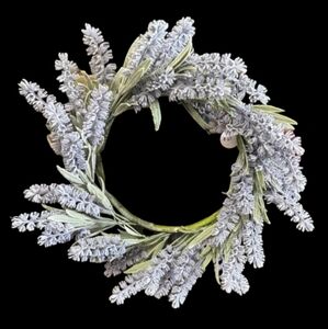 Mini Lavender Floral Farmhouse Wreath